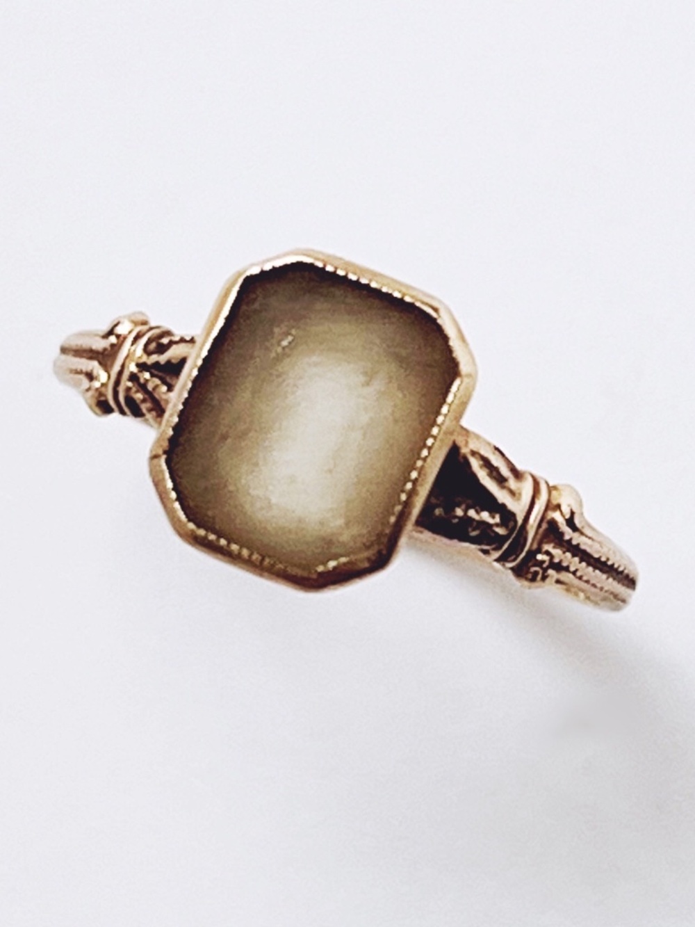 Miller-Steinau Art Deco 10K Gold Signet Ring Highly Sought Collectible